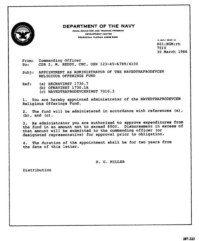 Appointment Letter Template Usmc Free Download